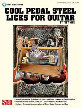 Paperback Cool Pedal Steel Licks for Guitar Book/Online Audio Book