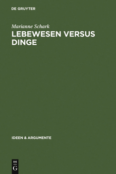 Hardcover Lebewesen versus Dinge [German] Book