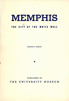 Hardcover Memphis: The City of the White Wall Book