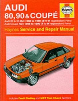 Paperback Audi 80,90 and Coupe Book