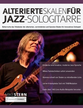 Paperback Alterierte Skalen für Jazz-Sologitarre [German] Book