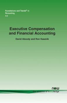Paperback Executive Compensation and Financial Accounting Book