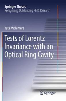 Paperback Tests of Lorentz Invariance with an Optical Ring Cavity Book