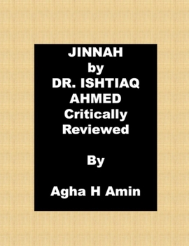 Paperback Jinnah by Dr Ishtiaq Ahmed Critically Reviewed Book