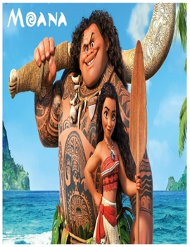 Paperback Moana: Moana coloring books for toddlers Book