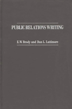 Hardcover Public Relations Writing Book