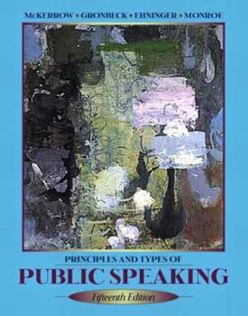 Hardcover Principles and Types of Public Speaking Book