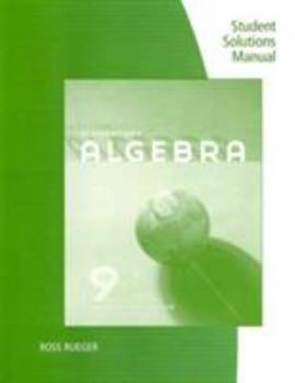 Paperback Student Solutions Manual for McKeague's Elementary Algebra, 9th Book