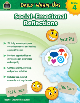Paperback Daily Warm-Ups: Social-Emotional Reflections (Gr. 4) Book