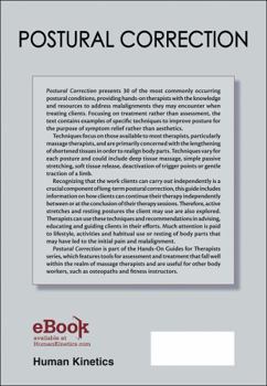 Paperback Postural Correction: Hands-On Guides for Therapists Book