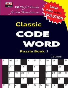 Paperback Classic CODE WORD Puzzle Book
