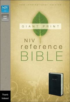 Paperback Giant Print Reference Bible-NIV [Large Print] Book