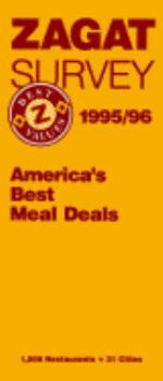 Paperback Zagat 1995 1996 America's Best Meal Deals Book