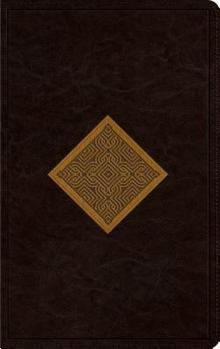 Imitation Leather Thinline Bible-ESV-Diamond Weave Design Book