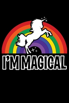 Paperback I'm Magical: Lined A5 Notebook for Horse Journal Book