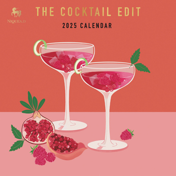 Calendar 2025 the Cocktails Edit Wall Calendar Book