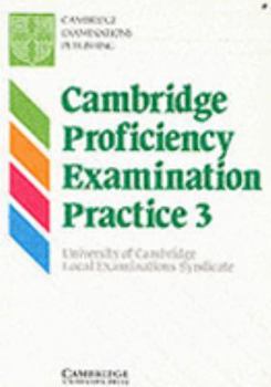 Paperback Cambridge Proficiency Examination Practice 3 Student's Book