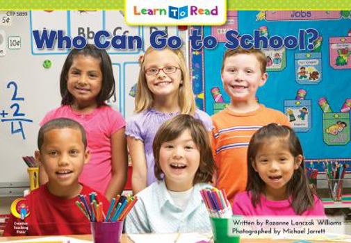Paperback Who Can Go to School? Learn to Read Readers (5859) Book