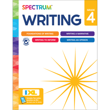 Paperback Spectrum Writing Workbook, Grade 4 Book