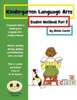 Paperback Kindergarten Language Arts: Student Workbook Part 2 Book