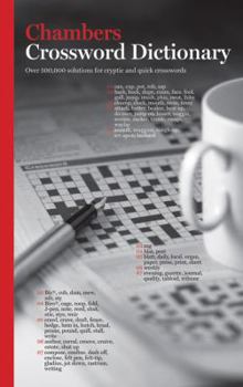 Hardcover Chambers Crossword Dictionary Book