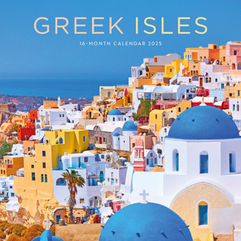 Calendar 2025 Greek Isles Mini calendar Book