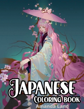 Paperback Japanese Coloring Book