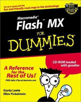 Paperback Macromedia Flash MX for Dummies [With CDROM] Book