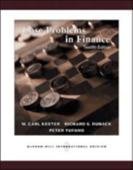 Hardcover Case Problems in Finance: With Excel Templates CD-ROM Book