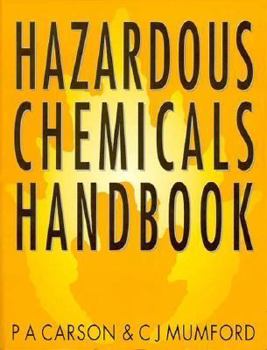 Hardcover Hazardous Chemicals Handbook Book