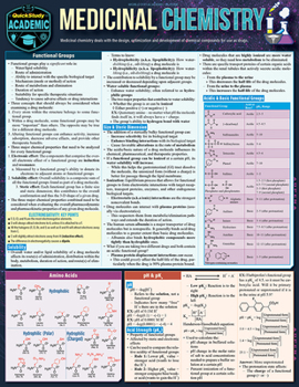 Paperback Medicinal Chemistry: A Quickstudy Laminated Reference Guide Book