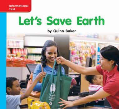 Paperback Reading Wonders, Grade K, Leveled Reader Let's Save Earth, on Level, Unit 10, 6-Pack Book