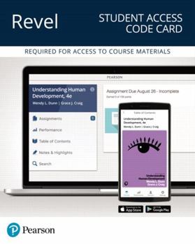 Printed Access Code Revel for Understanding Human Development -- Access Card Book