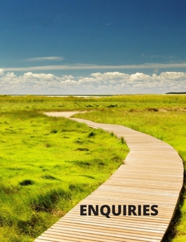 Paperback enquiries: enquiry book for general telephone email retail quotations Book