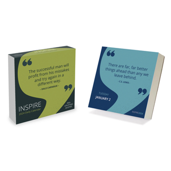 Calendar Cal 2024- Inspire Daily Desktop Book
