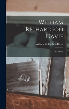 Hardcover William Richardson Davie: A Memoir Book