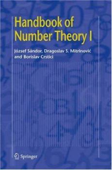 Paperback Handbook of Number Theory I Book