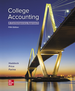 Loose Leaf Loose Leaf for College Accounting (a Contemporary Approach) Book