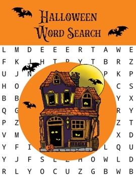 Paperback Halloween Word Search: Puzzles Activity Book, Fun For Kids & Adults, Puzzle Activities Gift, With Solutions Pages Book