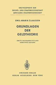 Paperback Grundlagen Der Geldtheorie [German] Book