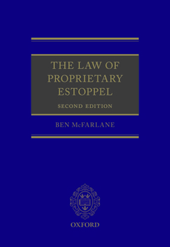 Hardcover The Law of Proprietary Estoppel Book