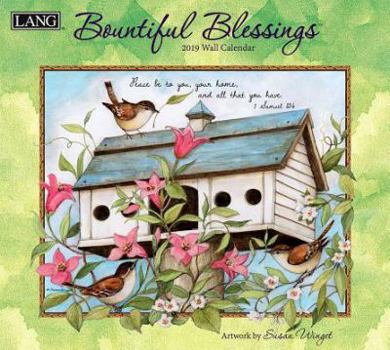 Calendar Bountiful Blessings 2019 14x12.5 Wall Calendar Book