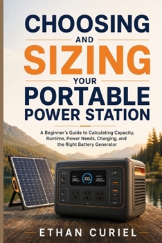 Paperback Choosing and Sizing Your Portable Power Station: A Beginner's Guide to Calculating Capacity, Runtime, Power Needs, Charging, and the Right Battery Gen Book