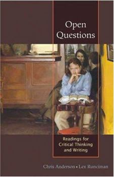 Paperback Open Questions: Reading for Critical Thinking and Writing Book