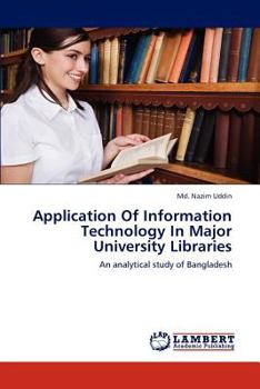 Paperback Application Of Information Technology In Major University Libraries Book