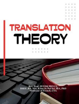 Hardcover Translation Theory [Large Print] Book