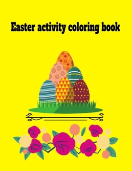 Paperback Easter activity coloring book