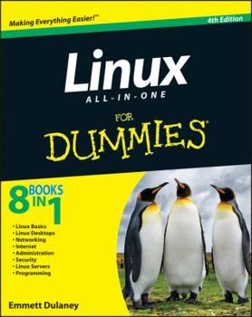 Paperback Linux All-In-One for Dummies [With DVD ROM] Book