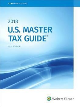 Hardcover U.S. Master Tax Guide--Hardbound Edition (2018) Book