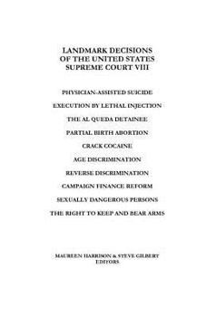 Paperback Landmark Decisions of the United States Supreme Court VIII Book